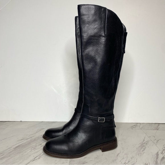 Franco Sarto Haylie Black Leather Tall Boot 6 1/2 - Picture 14 of 14
